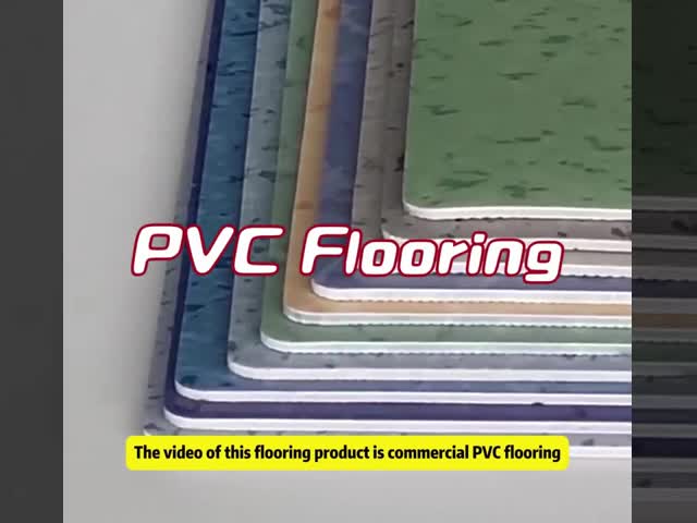 Huaao Wear-resistant Hospital Pvc Roll Waterproof Homogeneous Vinyl Flooring 