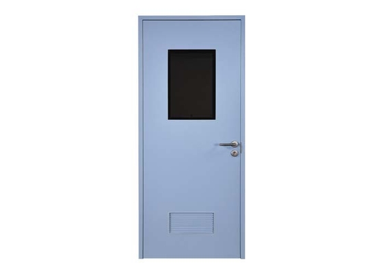Buy GMP Standard Modular Cleanroom Manul Swing Door Hospital Steel Door online manufacture