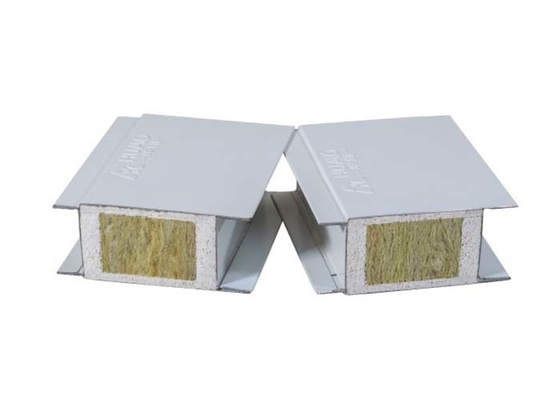 Buy Mgo Rock Wool Machine Made Cleanroom Sandwich Panel , Hospital Sandwich Wall Panel online manufacture