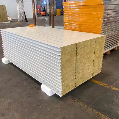 buy Cleanroom Sandwich Panels Rock Wooll 50mm 75mm 100mm online manufacture