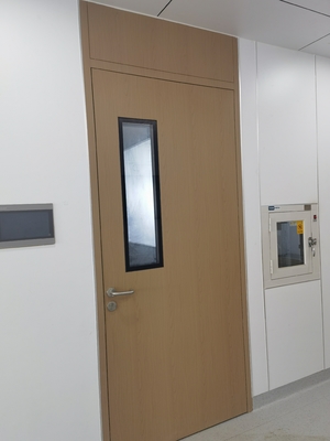 Buy Wooden Grain Steel Single Door For Hotel School Hospital Apartment online manufacture