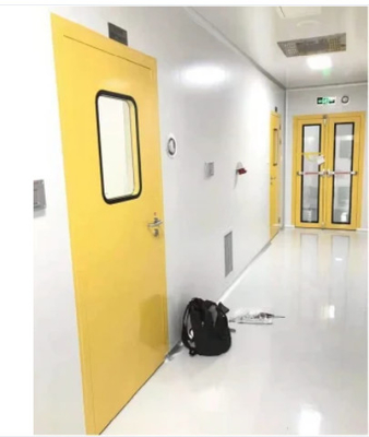 Buy 1.0mm Frame Galvanized Steel Cleanroom Swing Door For Hospital Lab  Workshop online manufacture