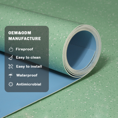 Buy Huaao Wholesale Floor Sticker Waterproof Pisos Pvc Tile Linoleum Flooring Roll 2.0mm Factory direct sales Convenient maintenance pvc roll flooring plastic flooring online manufacture