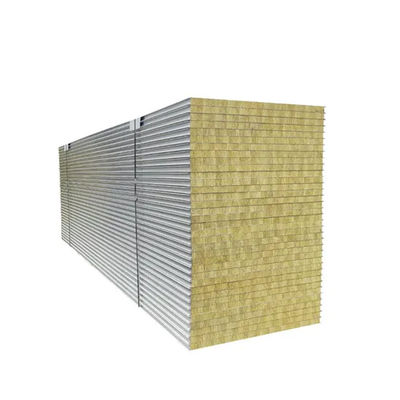 Buy HUAAO Clean Room Wall Construction Dust Proof Thermal Insulated Rockwool Panel online manufacture
