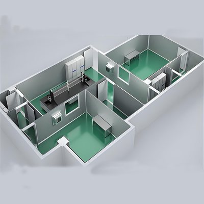 Buy Huuao ISO1-ISO8 Modular Cleanroom for Pharmaceutical Clean Room Partitions 50/75mm Thickness Z Lock EPS Sandwich Panel Cleanroom projects online manufacture