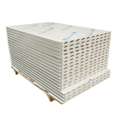 Buy Huaao Fireproof Waterproof Aging Resistant Deformable and Easy Splicing of Magnesium Sulfide Purification Color Steel Sandwich Panel online manufacture
