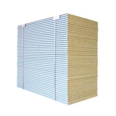 Buy Huaao Rock Wool Sandwich Panel for Dust-Free Workshops High-Density Insulation Board Soundproof Walls sandwich panel walls online manufacture