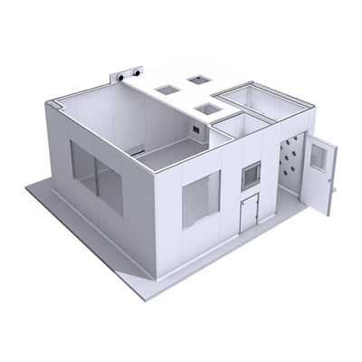 Buy Huaao Pharmaceutical Clean Booth Sandwich Panel Ceiling Modular Clean Room Solutions for GMP Dust Free Cleanroom Project/Electric Industry/ISO4-8 online manufacture