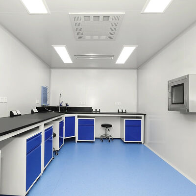 Buy HUAAO Modular Modern Cleanroom Lab Scientific Chemical Resist Biological Workstation ISO5 Certification Fireproof Feature for online manufacture