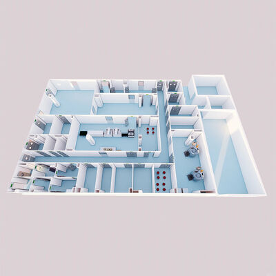 Buy Huaao Modular Cleanroom Construction for Clean Areas Such As Laboratories Clean Rooms Hospitals Computer Rooms Food Processing online manufacture