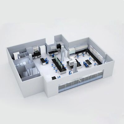 Buy HUAAO Modular Cleanroom Hospital Use Vertical HEPA Filter Laminar Air Flow Fireproof Eco-Friendly Workshop Minimalist Design online manufacture