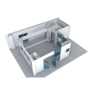 Buy HUAAO Modern Modular Cleanroom Class 100 & 10000 Fireproof Eco-Friendly CE Certified for Workshop Hospital Use-Project Solution online manufacture