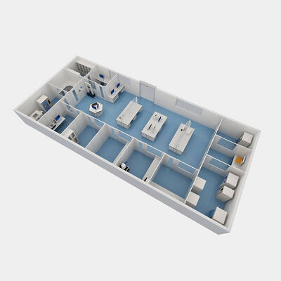 Buy HUAAO Customized Modular Cleanroom with Modern Design for Workshop and Hospital Use ISO5-ISO9 Cleanliness Levels online manufacture