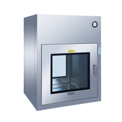 Stainless Steel Cleanroom Pass Box With Laminar Flow And Electronic Interlocking For Microorganism Prevention Operating Room Laboratory