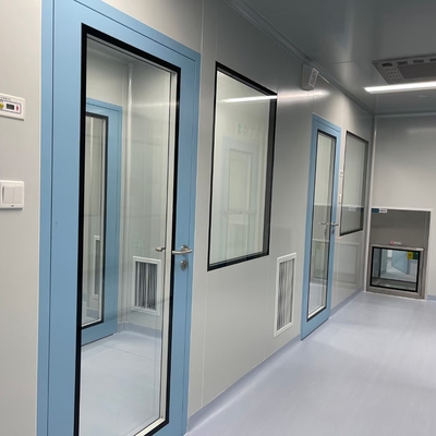 Modular Aluminum Alloy Double Tempered Glass Windows For Cleanroom Hospital Room
