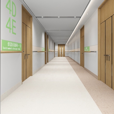 Marble Color Hospital Vinyl Pvc Flooring Antibacterial 2.0mm 3.0mm Thickness