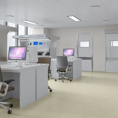 Clean Room Vinyl Flooring Anti Static  , Commercial PVC Vinyl Sheet Flooring Roll
