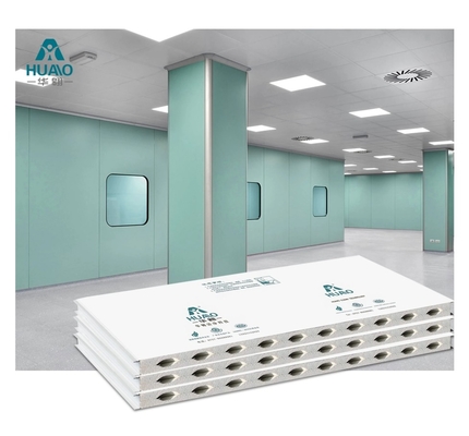 GMP Impact Resistance Mgo Wall Board Cleanroom Sandwich Panel For Food Factory