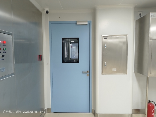Steel Door Hermetic Clean Room Steel Swing Door For Hospital Laboratory Clean Room