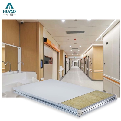 Handmade Cleanroom Rock Wool Sandwich Panel Sound Insulation Fireproof