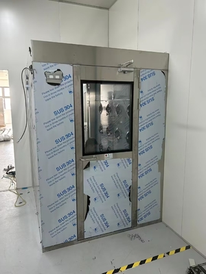 Stainless Steel Cleanroom Air Shower Automatic Door Air Shower Unit
